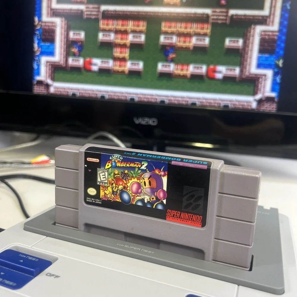 Super Bomberman 2 SNES Tested And Working